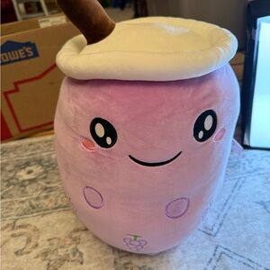 Cute Purple Boba Plush Toy